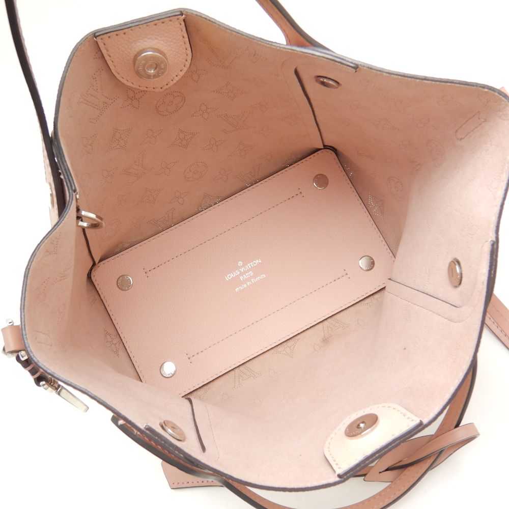 Louis Vuitton  Hina PM Handbag Mahina Magnolia Pink