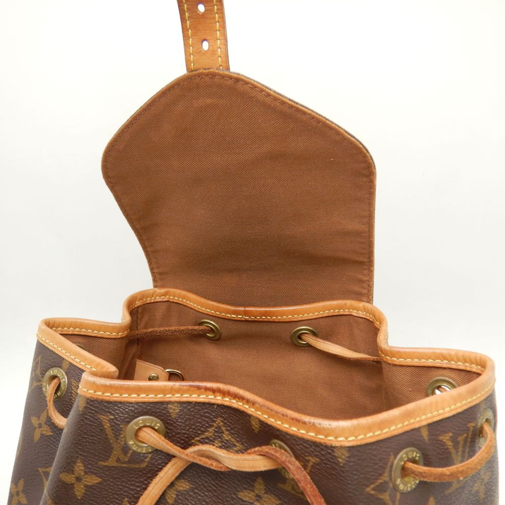Louis Vuitton Monogram Montsouris MM Backpack Brown