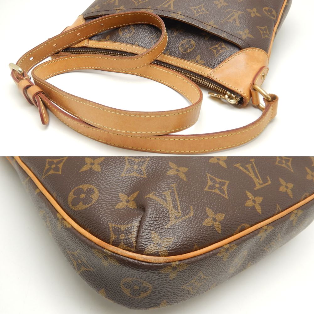 Louis Vuitton Monogram PM Crossbody Shoulder Bag Brown