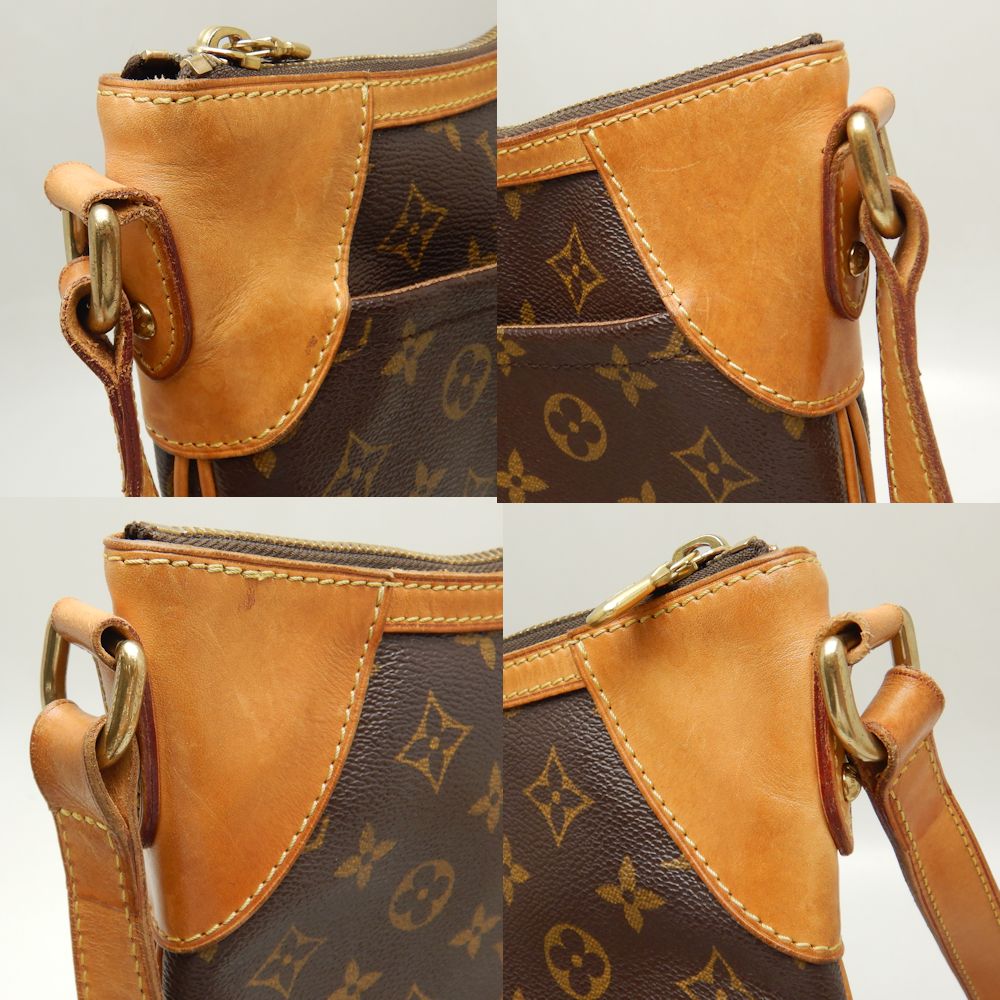 Louis Vuitton Monogram MM Crossbody Shoulder Bag Brown