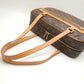 Louis Vuitton Monogram Cite GM Shoulder Bag Brown