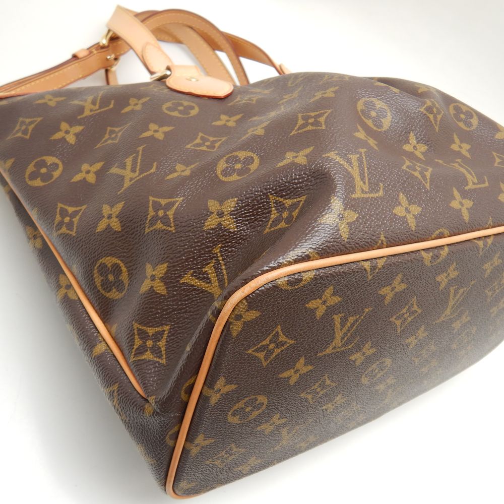 Louis Vuitton Monogram Palermo PM Tote Bag Brown