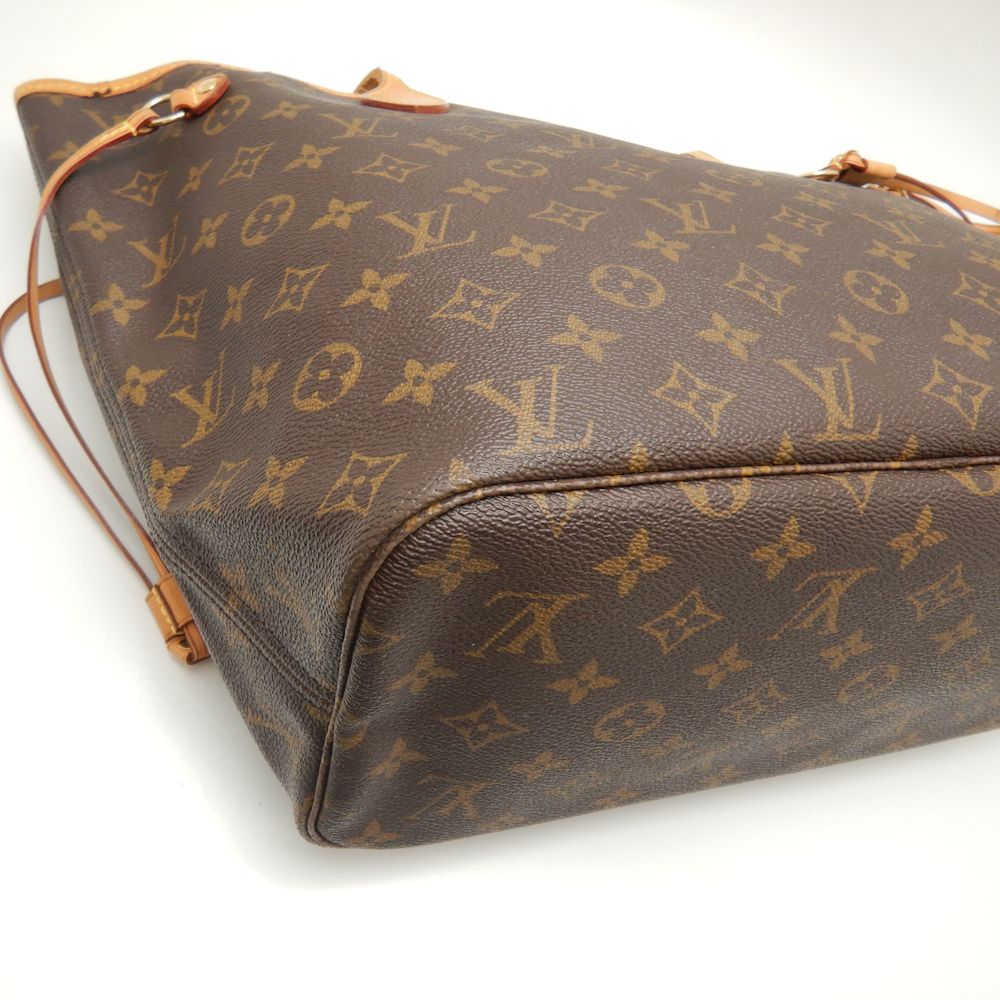 Louis Vuitton Monogram Neverfull MM Tote Bag Brown