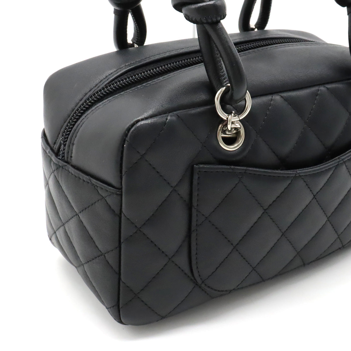 Chanel Cambon Line Mini Bowling Handbag