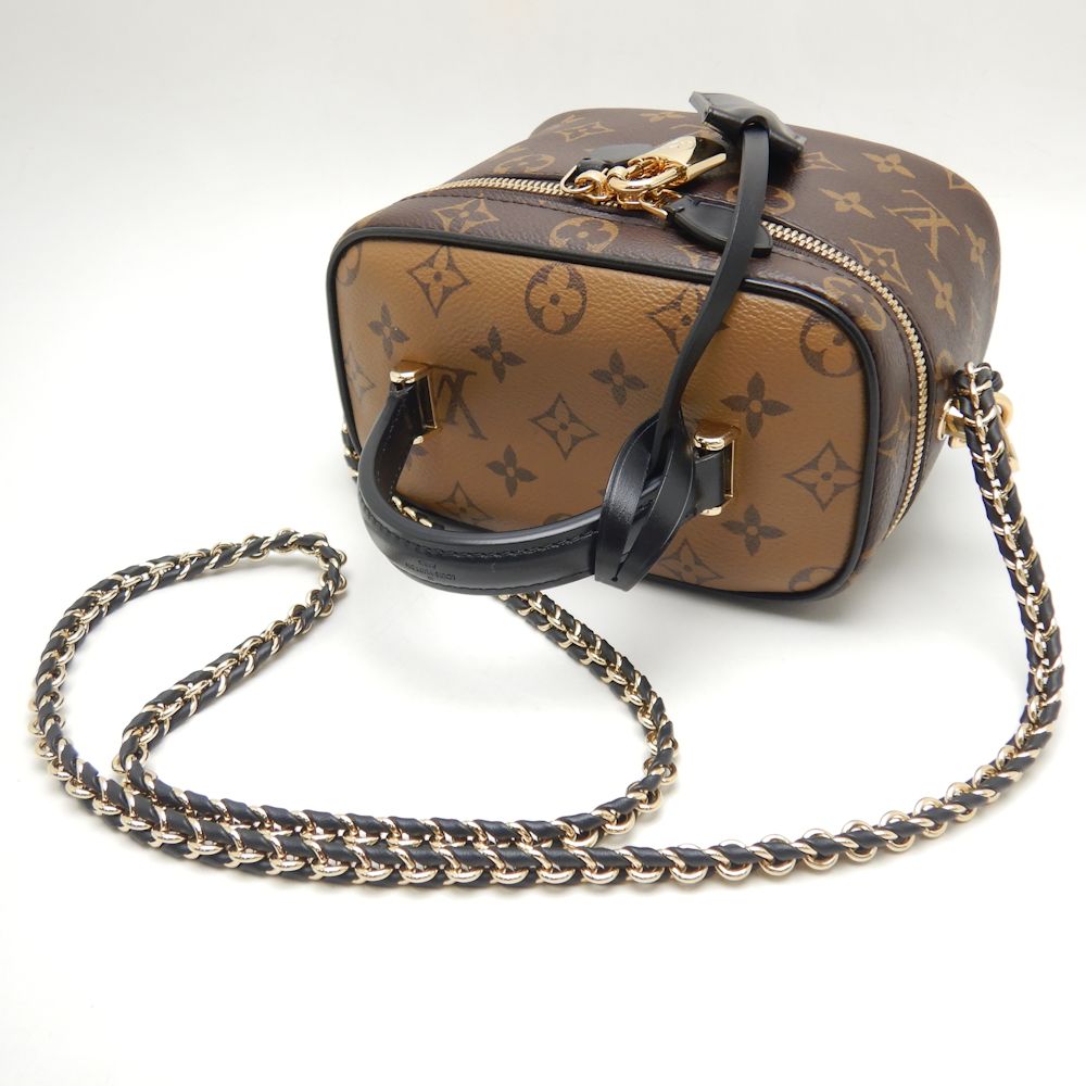 Louis Vuitton Vanity PM Handbag Monogram Reverse Brown