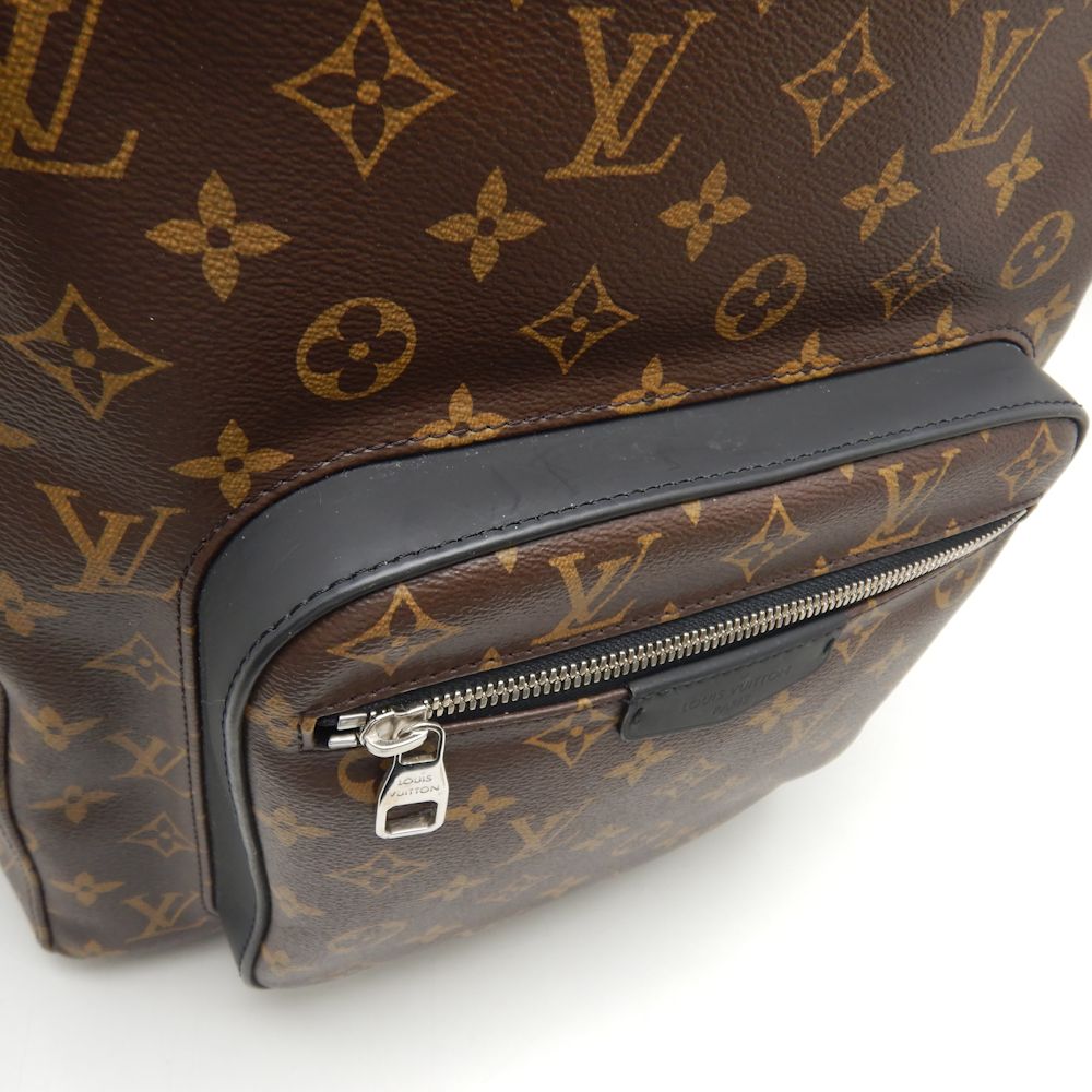 Louis Vuitton Josh Rucksack Backpack Monogram Macassar Brown Black