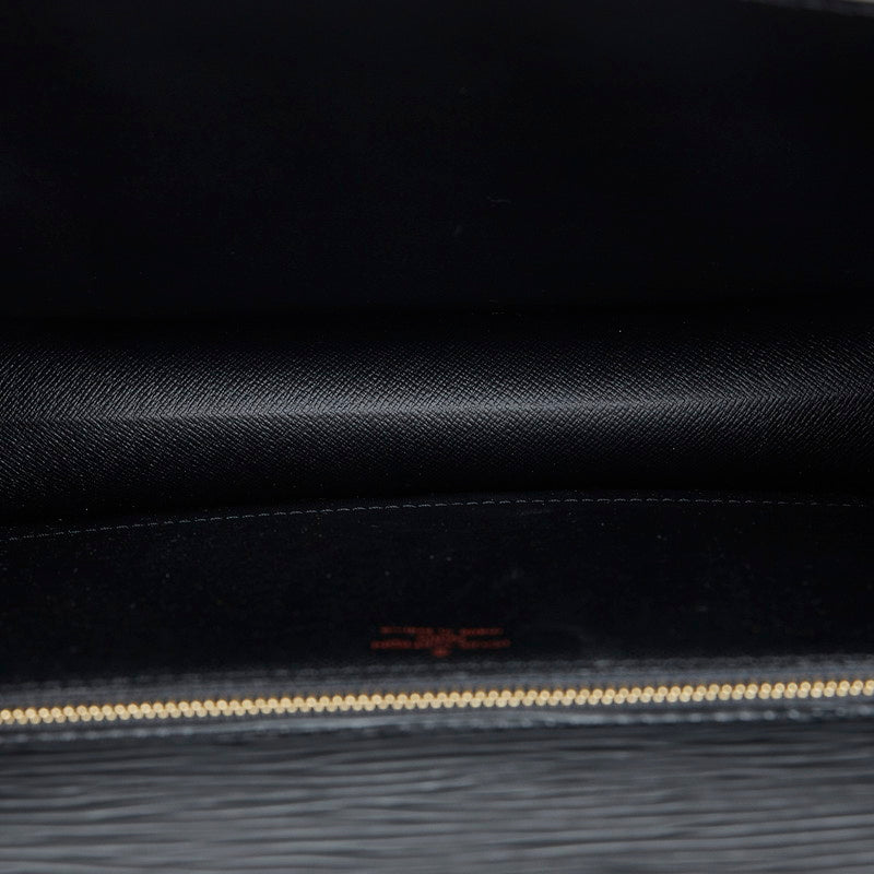 Louis Vuitton Epi Monceau Handbag Shoulder Bag 2way Noir Black