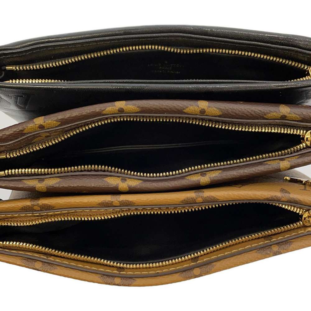 Louis Vuitton Shoulder Bag Monogram Reverse Lambskin Pochette