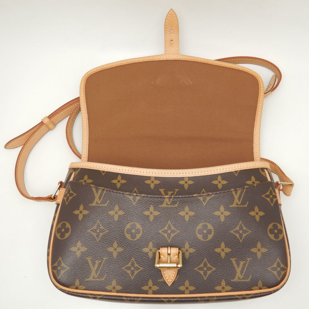Louis Vuitton Monogram Sologne Shoulder Bag Brown
