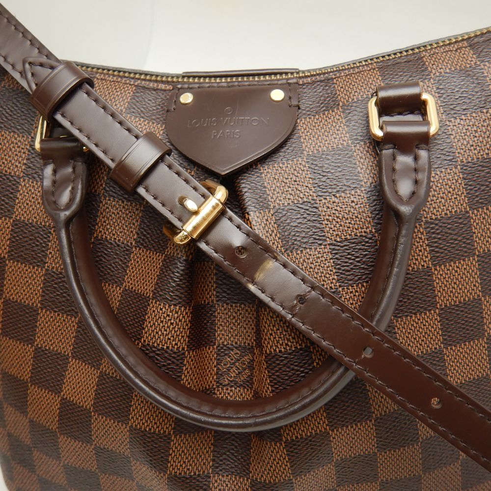 Louis Vuitton Damier Sienna PM Handbag Brown