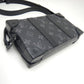 Louis Vuitton Soft Trunk Wallet Shoulder Bag Monogram Eclipse Black