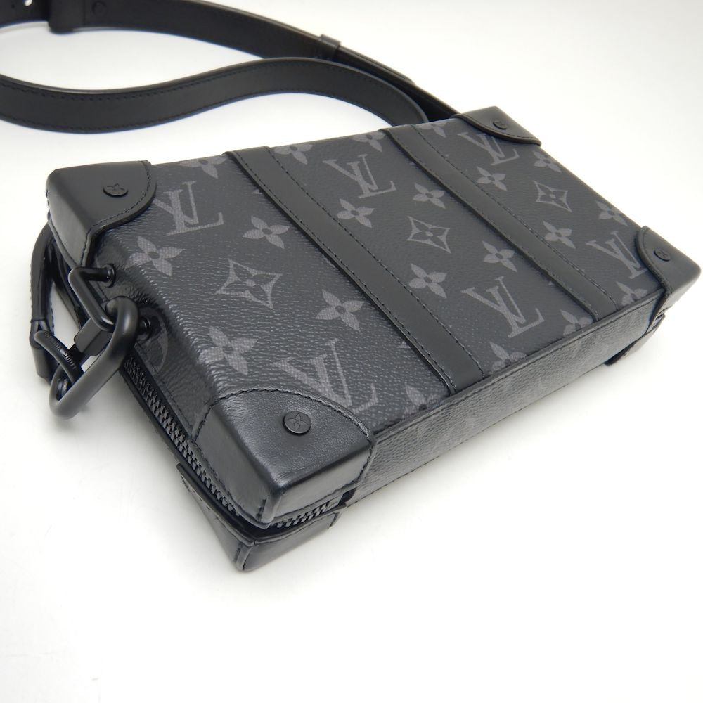 Louis Vuitton Soft Trunk Wallet Shoulder Bag Monogram Eclipse Black