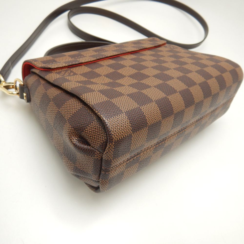 Louis Vuitton Damier Croisette Handbag Ebene
