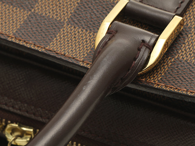 Louis Vuitton Triana Damier Ebene Shoulder Bag