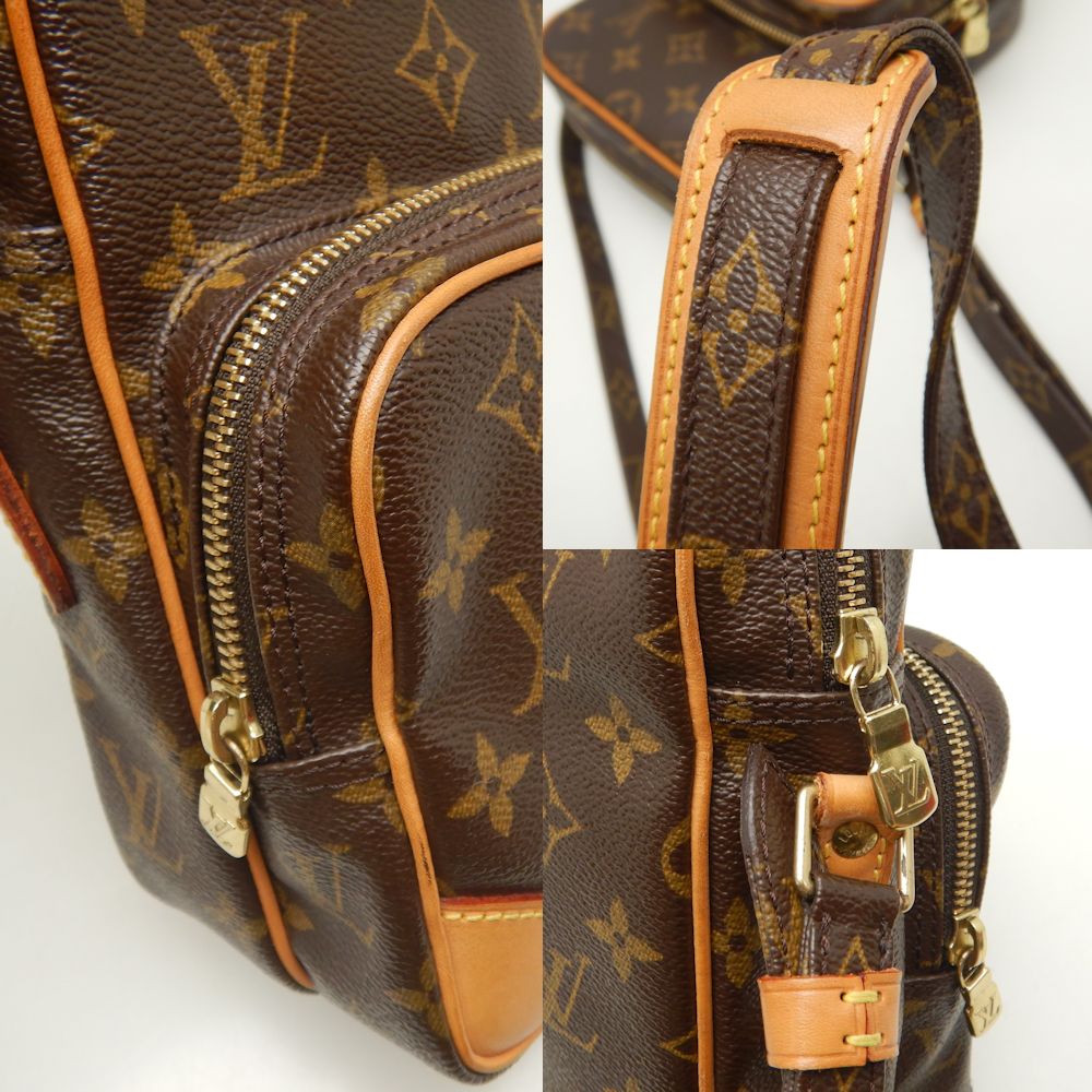 Louis Vuitton Monogram Shoulder Bag Brown