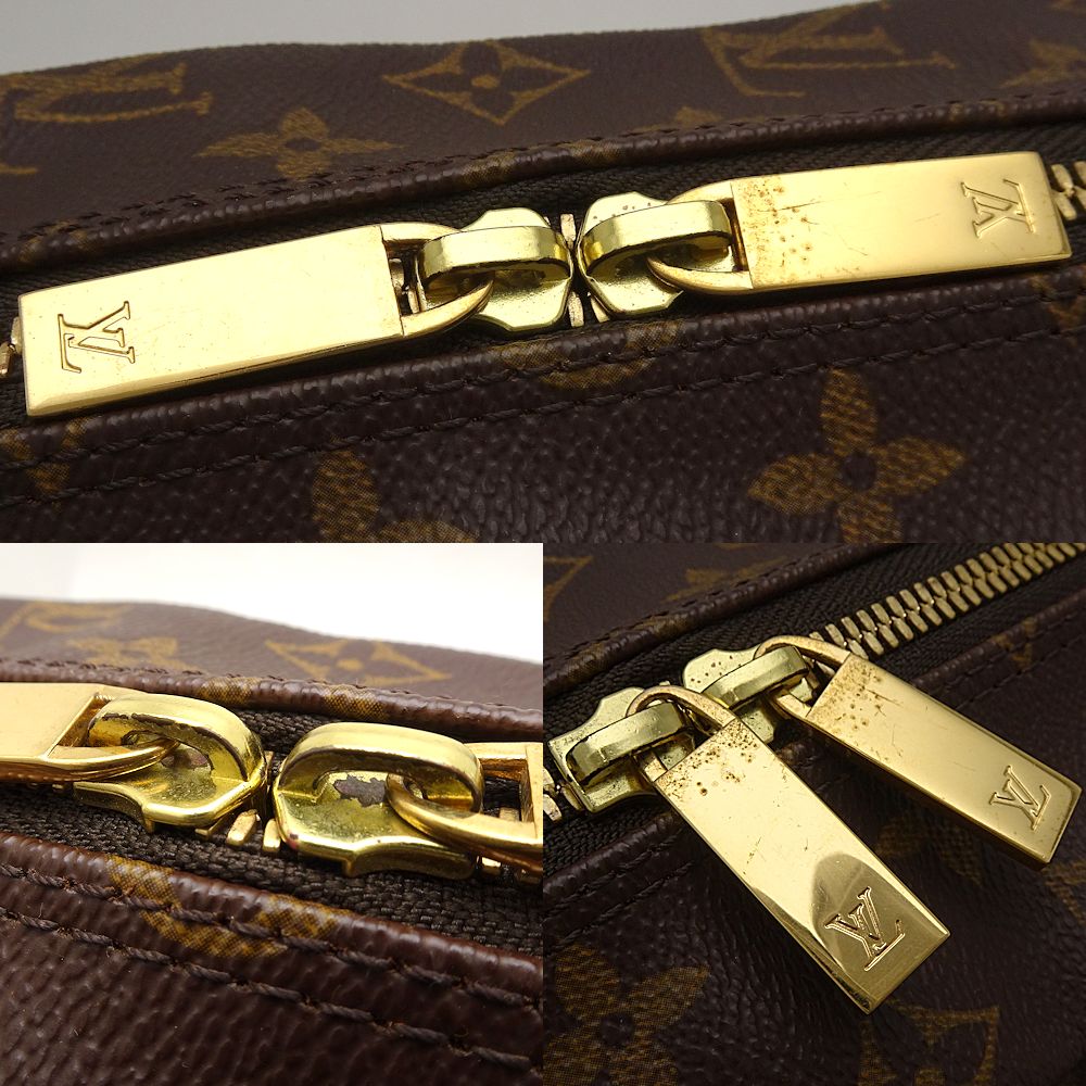 Louis Vuitton Monogram Cite GM Shoulder Bag Brown