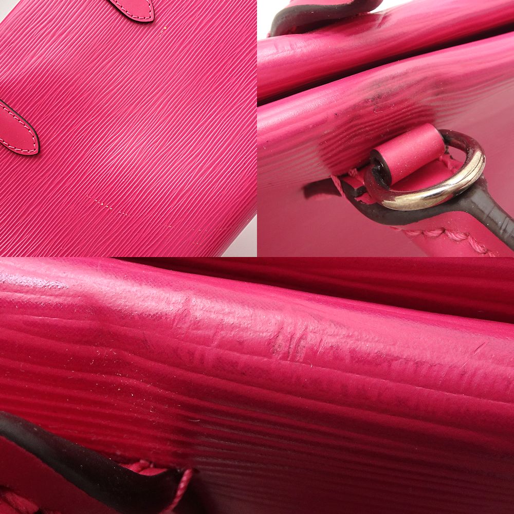 Louis Vuitton Epi Marly BB Shoulder Bag Pivoine Pink