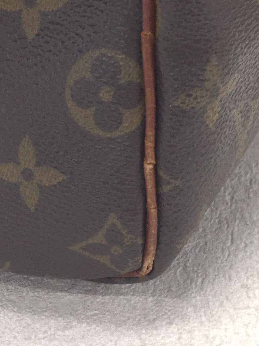 Louis Vuitton Speedy 30 Hand Bag Monogram Canvas PVC Brown