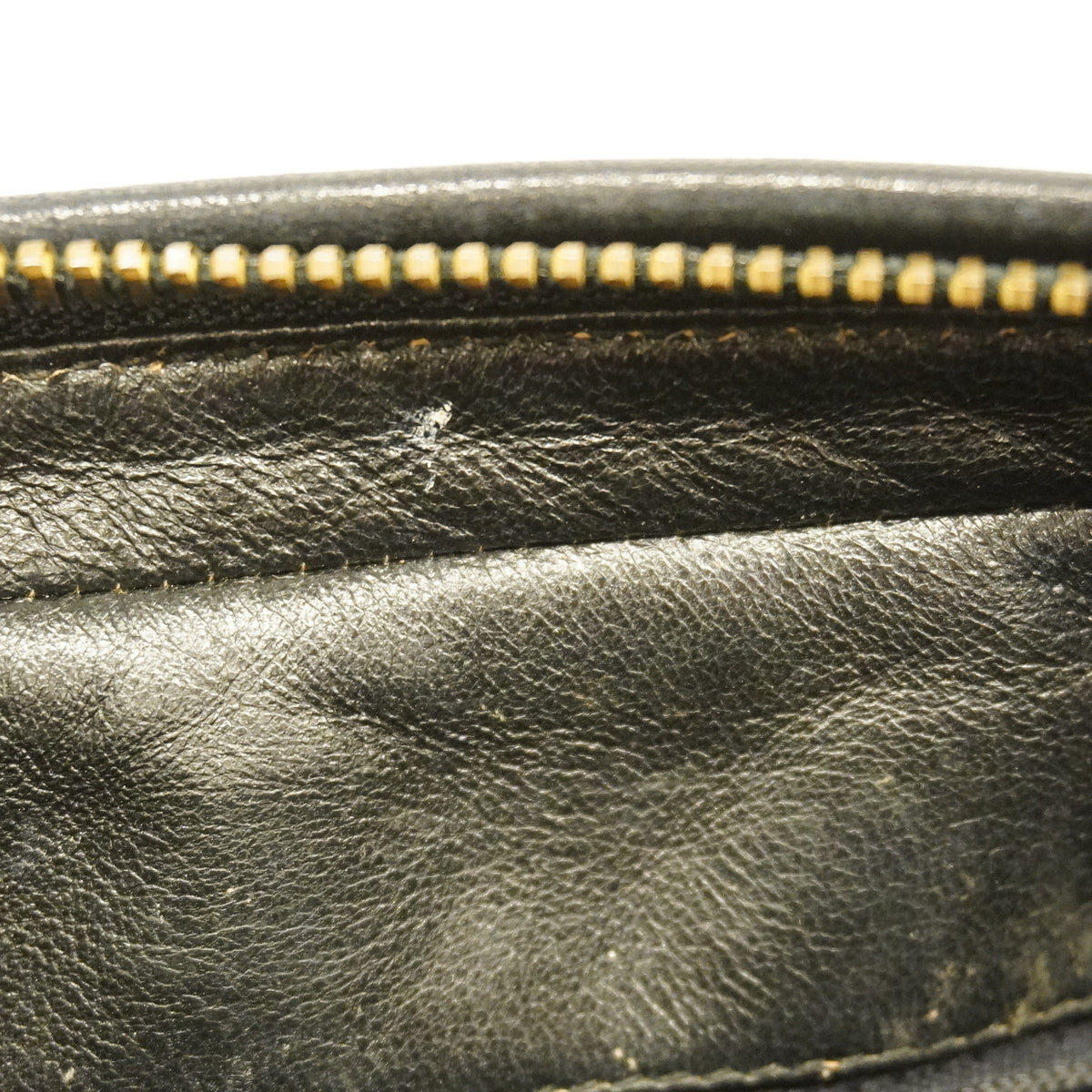 Chanel Shoulder Bag Matelasse Chain Lambskin Black Gold