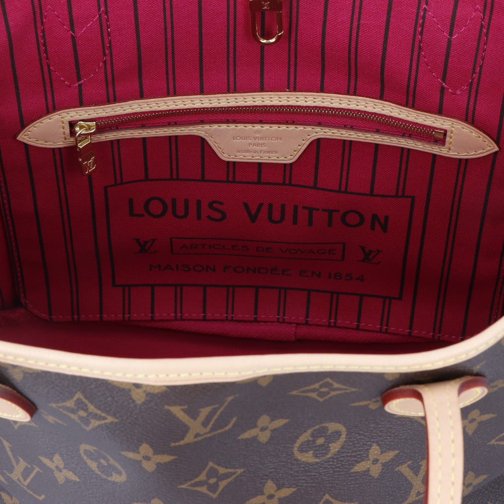 Louis Vuitton Neverfull PM Bag Brown Monogram