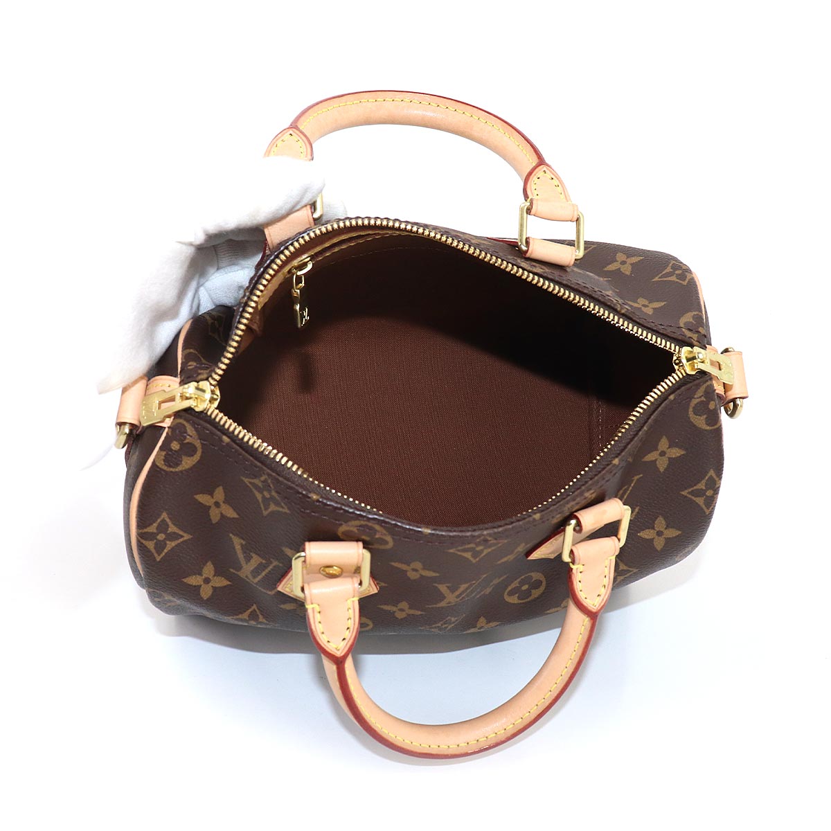 Louis Vuitton Monogram Speedy Bandouliere 25 Shoulder Bag Brown