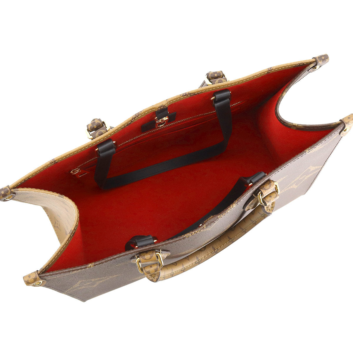 Louis Vuitton Giant Monogram On The Go MM 2 Way Tote Shoulder Bag