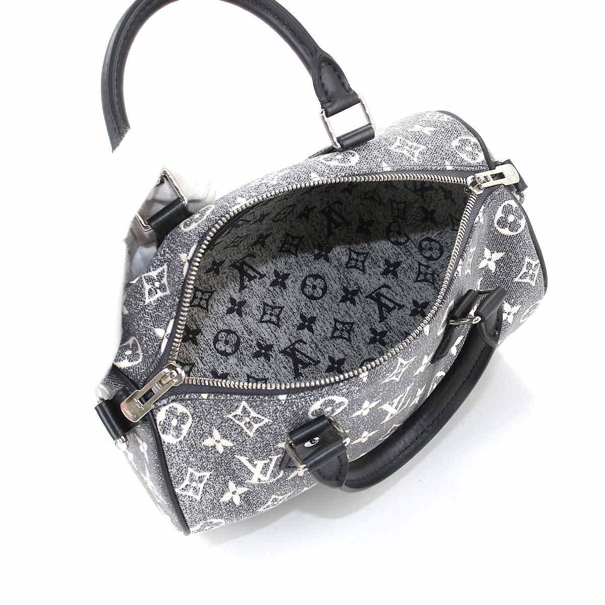 Louis Vuitton Jacquard Denim Speedy Bandouliere 25 Shoulder Bag