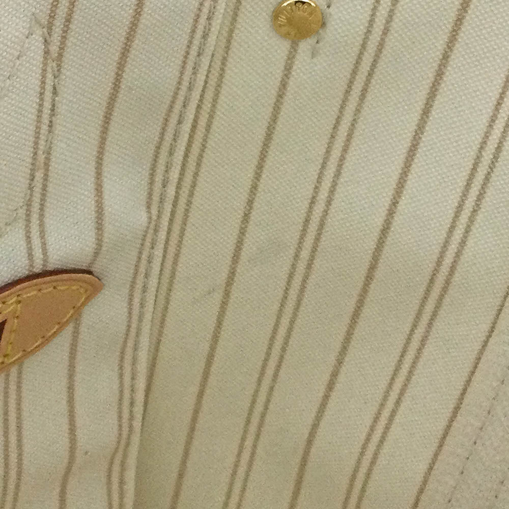 Louis Vuitton Neverfull PM Damier Azur White Tote Bag