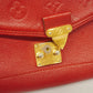 Louis Vuitton Shoulder Bag Monogram Empreinte Saint Germain PM Red