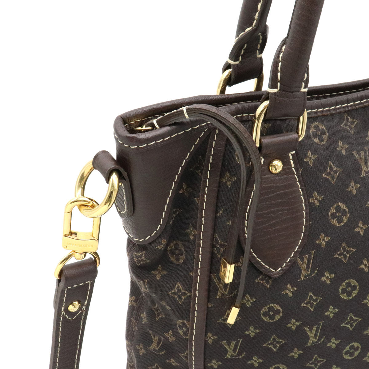 Louis Vuitton Monogram Minilan Bezas Anjur Tote Bag 2way Canvas