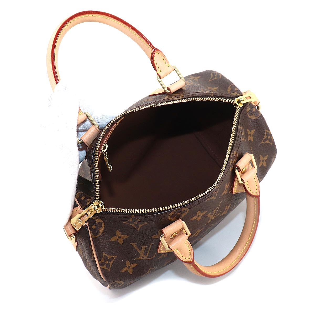 Louis Vuitton Monogram Speedy Bandouliere 25 Shoulder Bag Brown