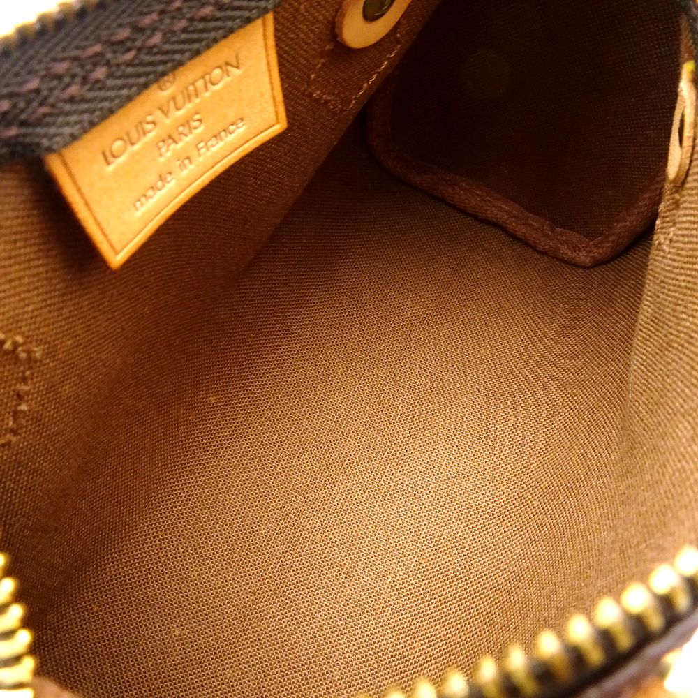Louis Vuitton Monogram Mini Speedy Handbag Brown