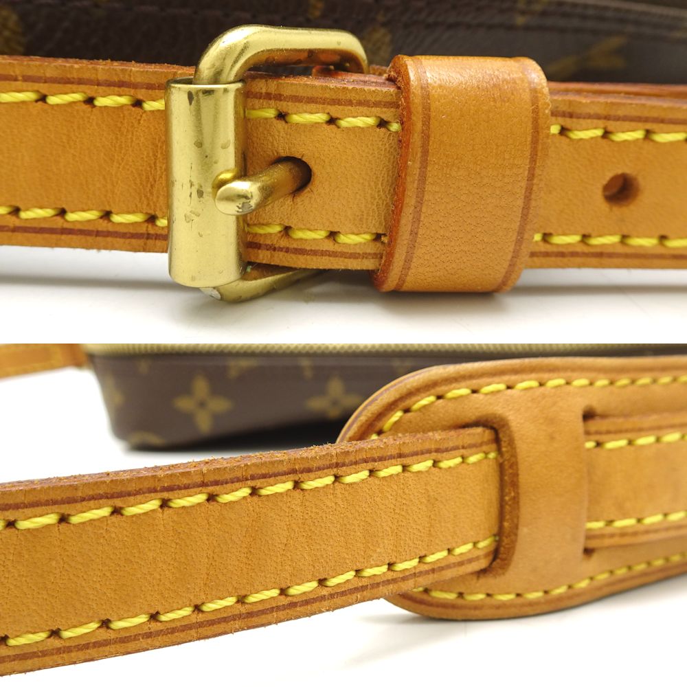 Louis Vuitton Monogram Shoulder Bag Brown
