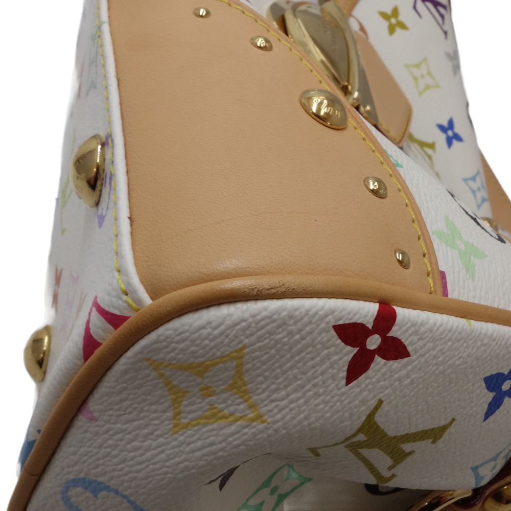 Louis Vuitton Multicolor Beverly MM Shoulder Bag White