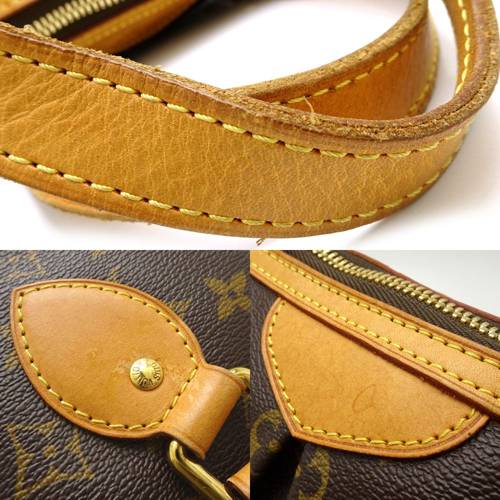 Louis Vuitton Monogram Palermo PM 2Way Bag Brown
