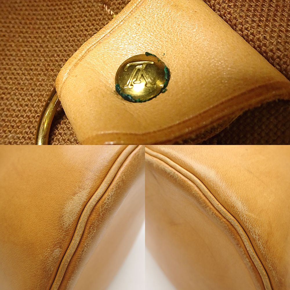 Louis Vuitton Monogram GM Shoulder Bag Brown