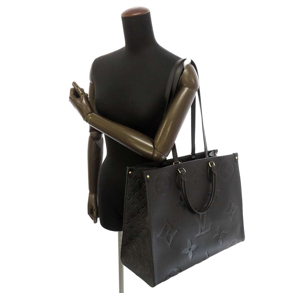 Louis Vuitton Handbag Monogram Implant On The Go GM