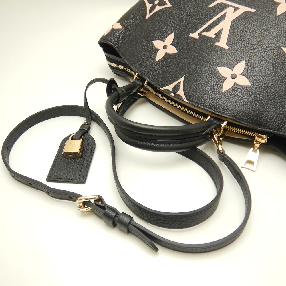 Louis Vuitton Petit Palais PM Handbag Amplant Black