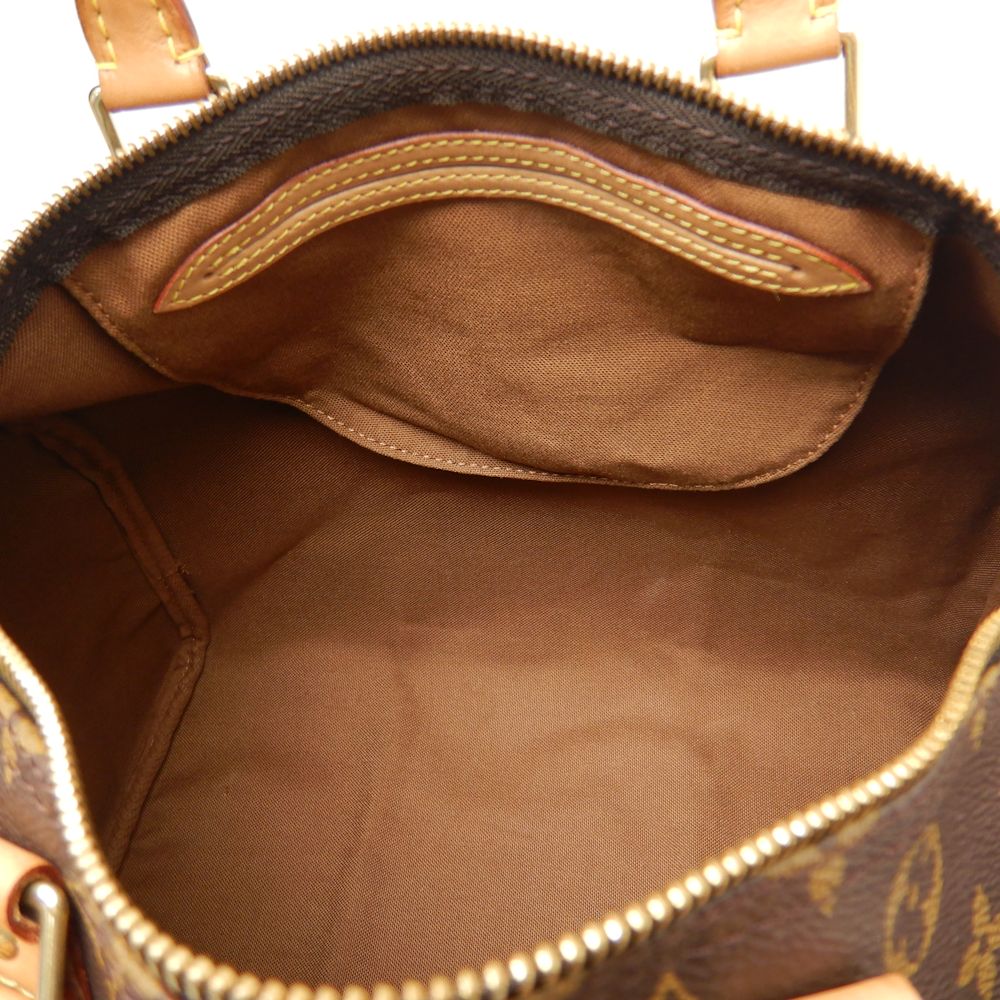 Louis Vuitton Monogram Speedy 30 Handbag Brown