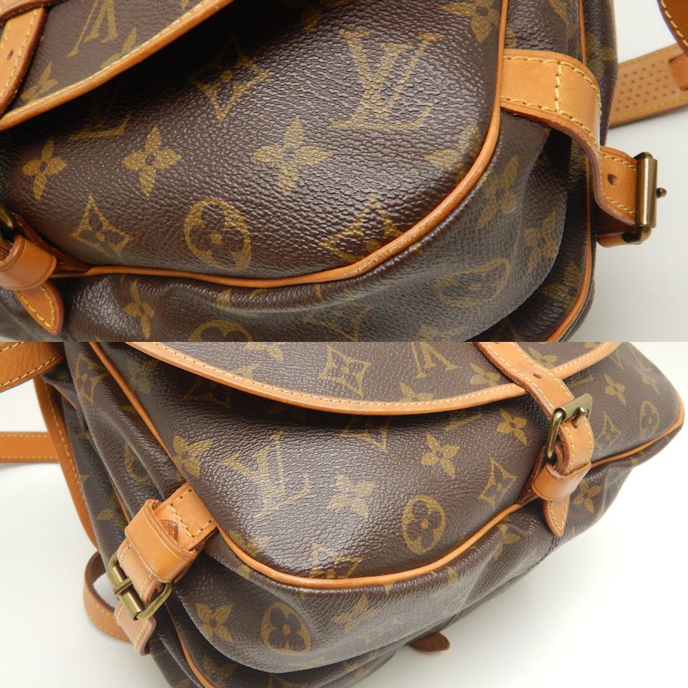 Louis Vuitton Monogram Saumur 30 Shoulder Bag Brown