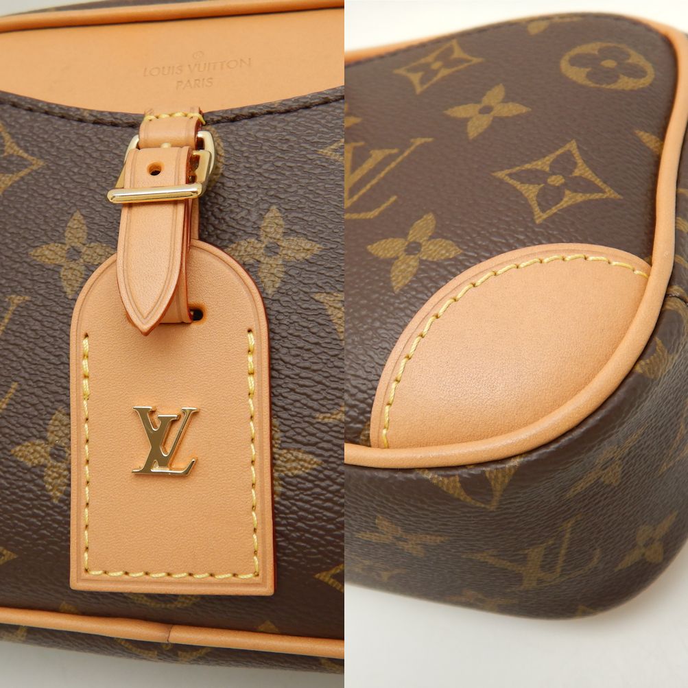 Louis Vuitton Monogram  Deauville Mini Shoulder Bag Brown