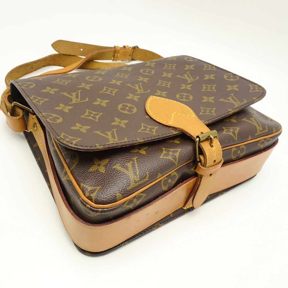 Louis Vuitton Monogram Cartesier Brown Diagonal Shoulder Bag