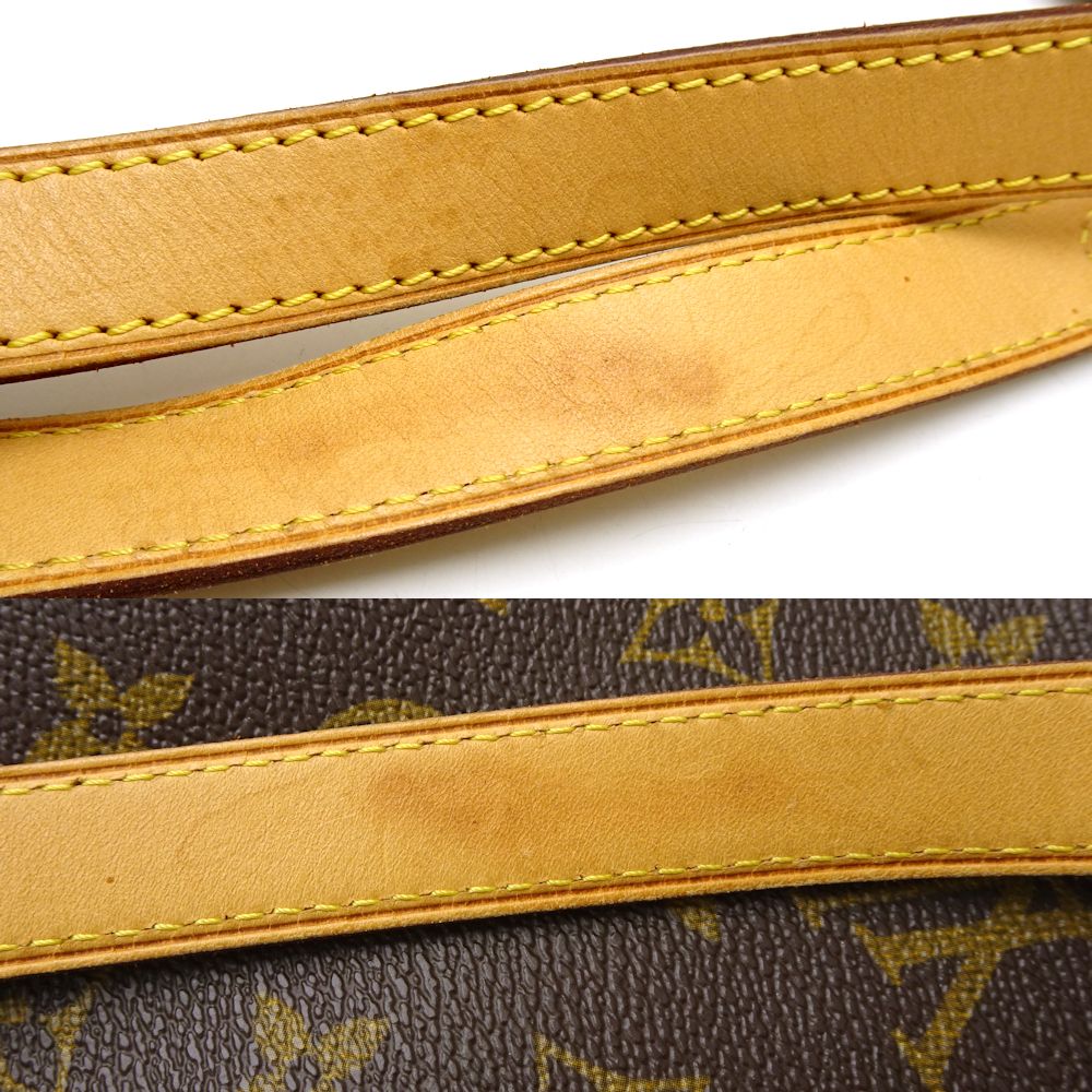 Louis Vuitton Monogram Batignolles Horizontal Crossbody Shoulder Bag Brown
