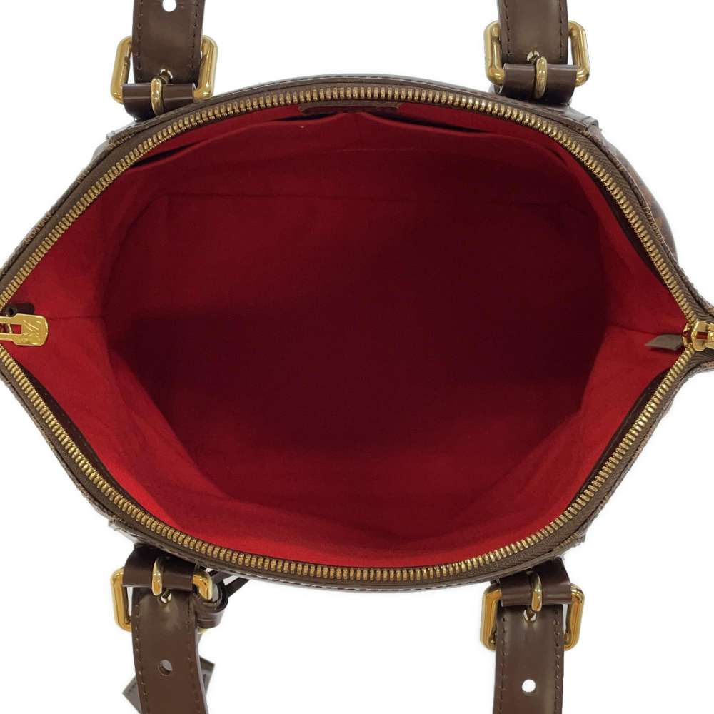 Louis Vuitton Handbag Damier Ebene Verona MM Red