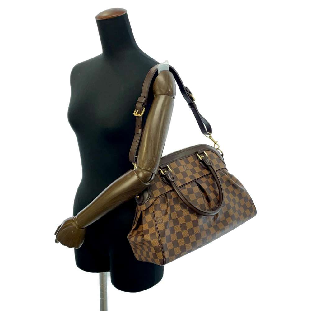 Louis Vuitton Handbag Damier Ebene Trevi PM  2way Shoulder Bag
