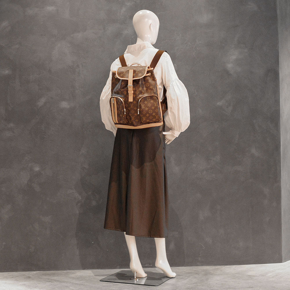 Louis Vuitton Bosphore Backpack Rucksack Monogram Brown