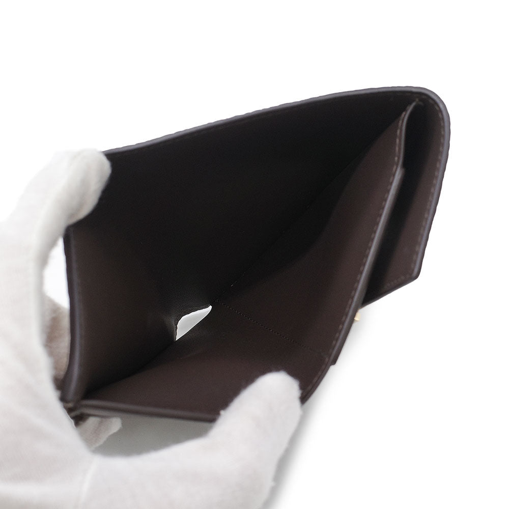 Louis Vuitton Portefeuille Compact Folding Wallet Taurillon