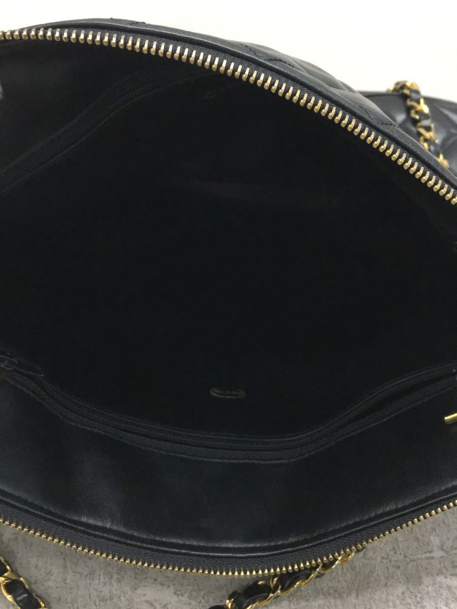 Chanel Shoulder Bag Chain Shoulder Leather Black