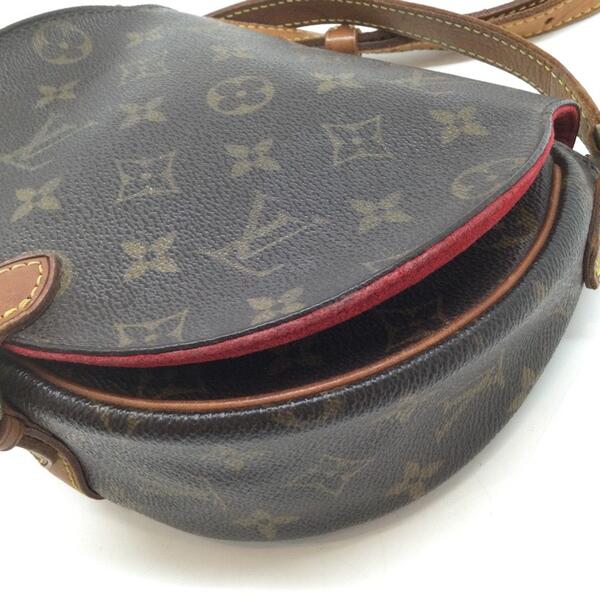 Louis Vuitton Tambourine Diagonal Shoulder Bag Monogram Canvas Brown