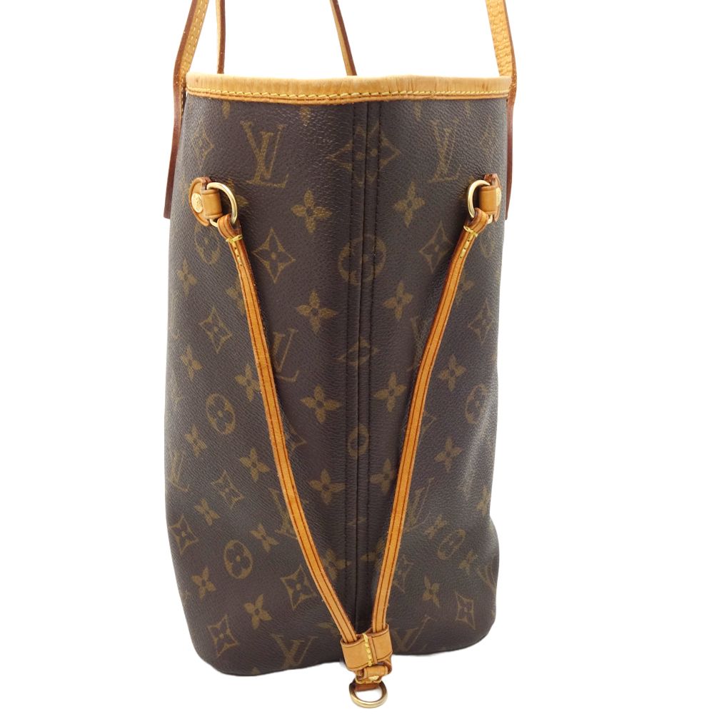 Louis Vuitton Monogram Neverfull MM Tote Bag Brown